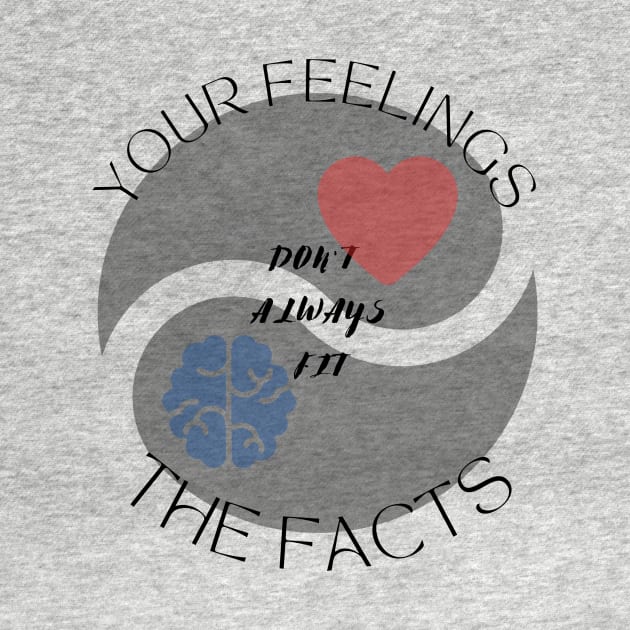 Facts about Feelings - 1 by TaoScape Graphic Tees